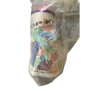 Vintage Burger King Top Kids Wild Spinning Toy Collectible New Sealed